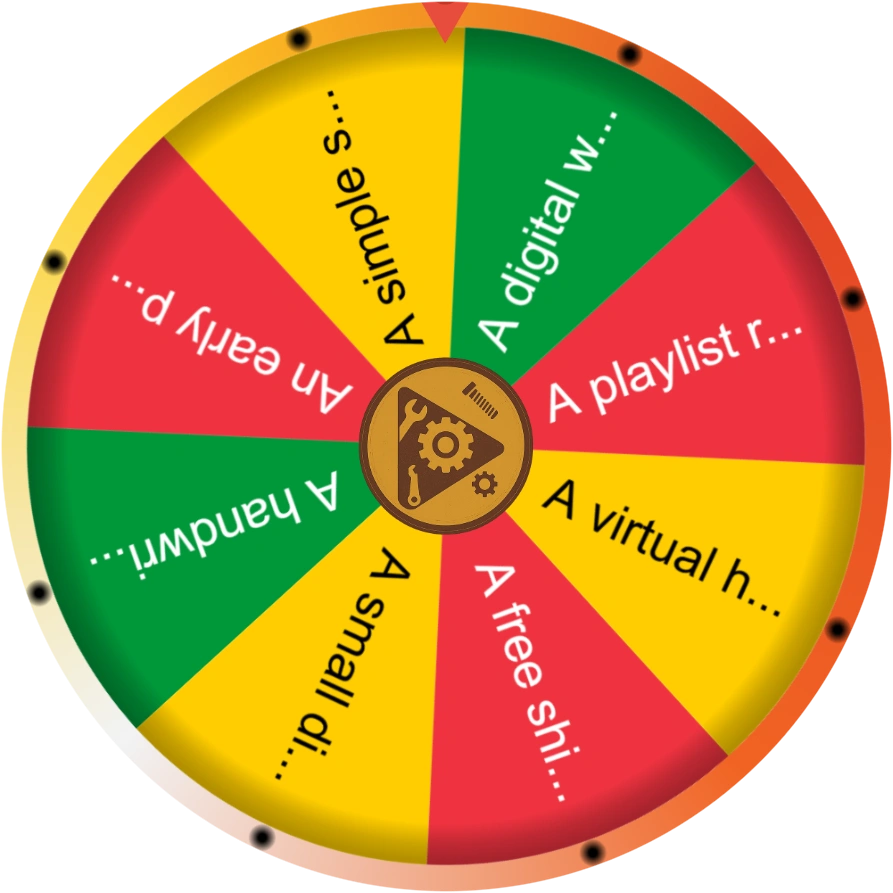 A quiet giveaway wheel