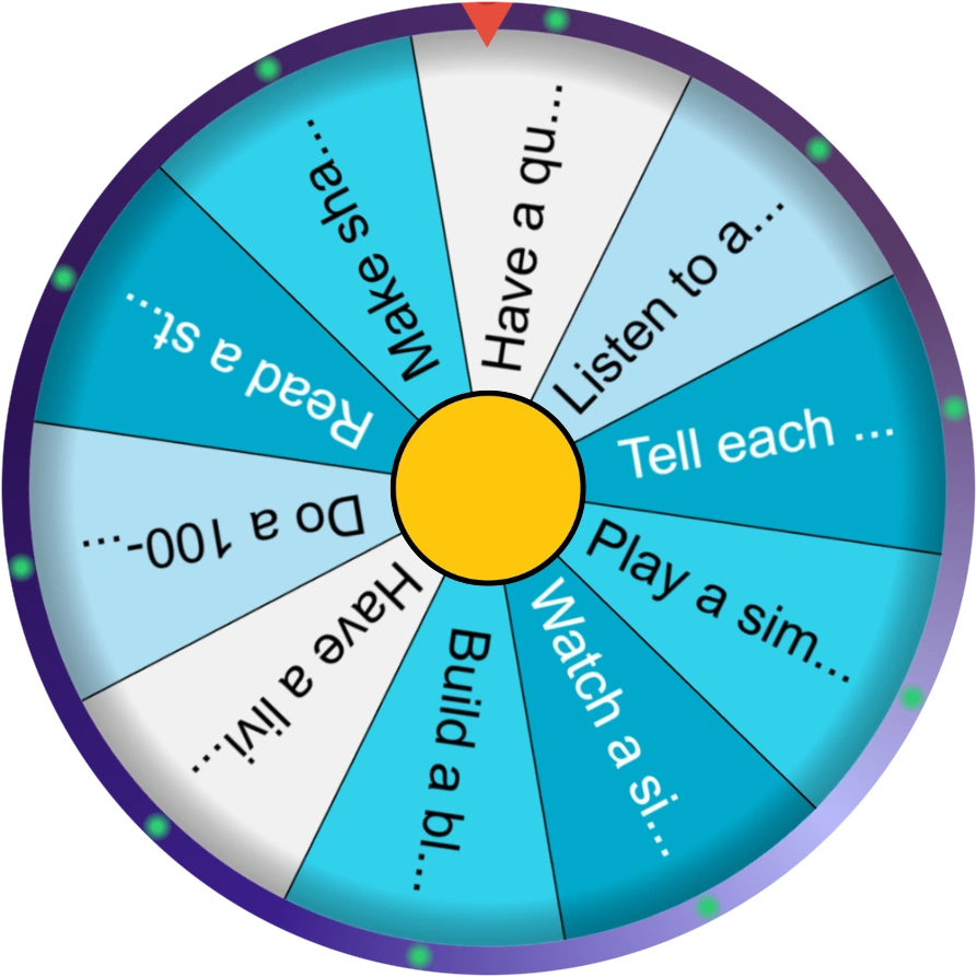 A quiet evening with the family wheel