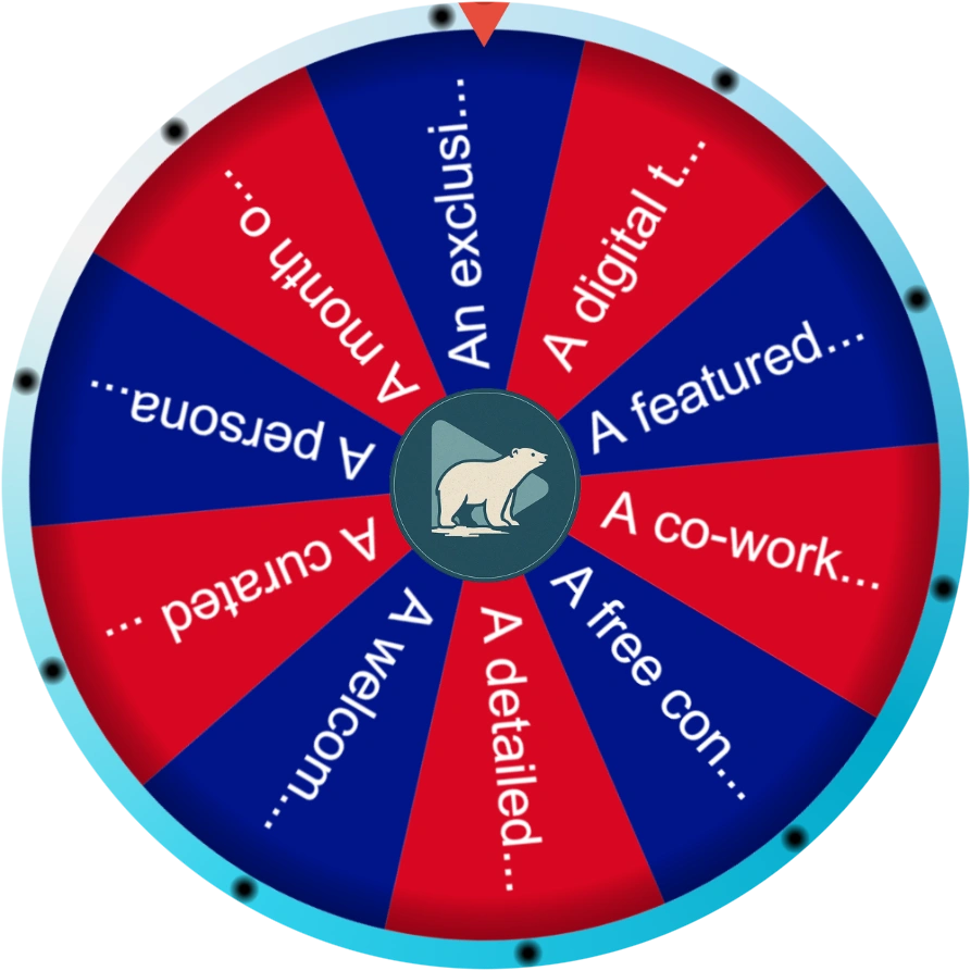 The moment before the wheel spins