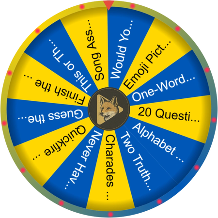 A quiet room and a wheel of games