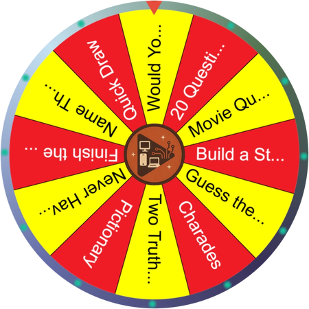 A wheel for when the conversation lulls