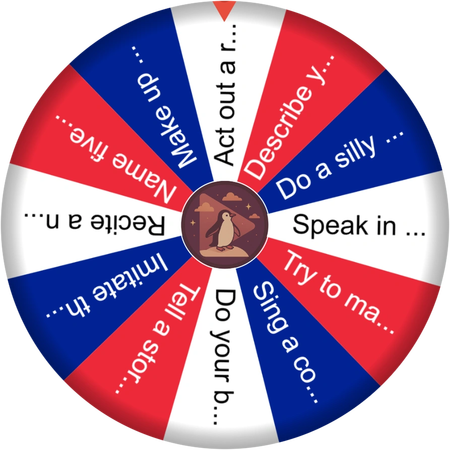 The wheel we spun to fill the quiet