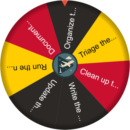 The silence after asking for a volunteer