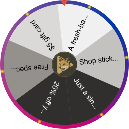 Spinning the wheel for the shop