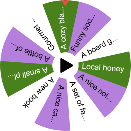 That awkward silence before picking a gift