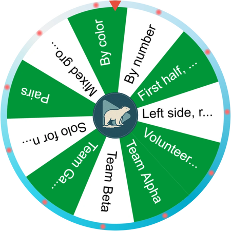 Letting the wheel decide for us