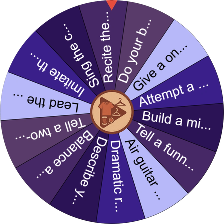 The wheel spun and we all just laughed