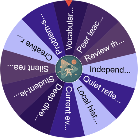 A quiet moment to choose the next lesson