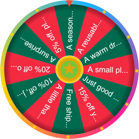 The moment before the wheel spins