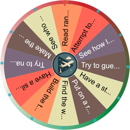 A quiet evening, a random idea