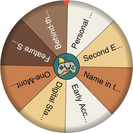 The wheel we spun for the launch