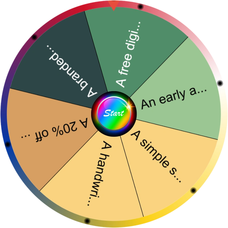 A small prize wheel and a quiet hesitation