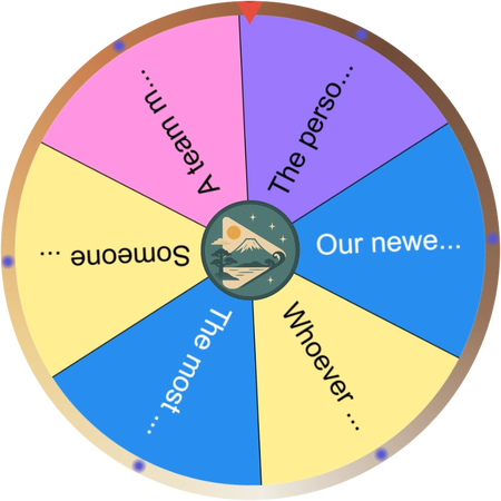 The quiet after the wheel spun