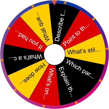 A random question in the quiet of class