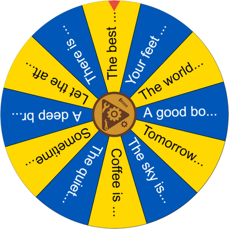 A quiet spin for a quiet moment