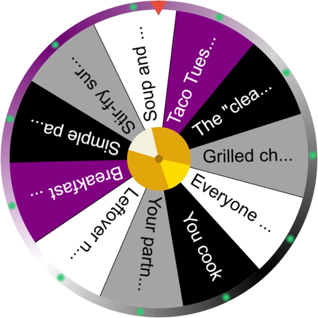 A quiet evening, a simple wheel