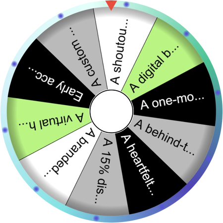 Spinning the wheel for the first time