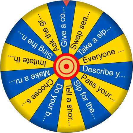 The wheel on the coffee table