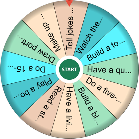 A lazy afternoon and the game wheel