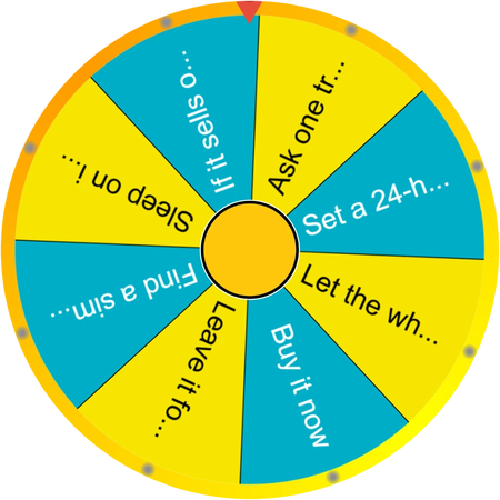 The item in the cart, still there