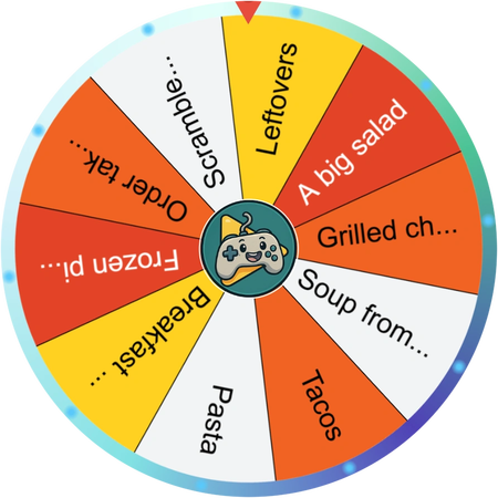 Letting the wheel decide what's for dinner