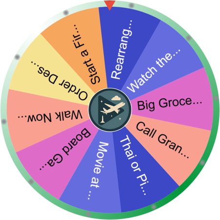 A coin flip, with family