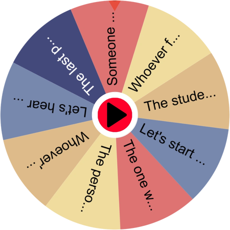 The quiet moment before a name is called