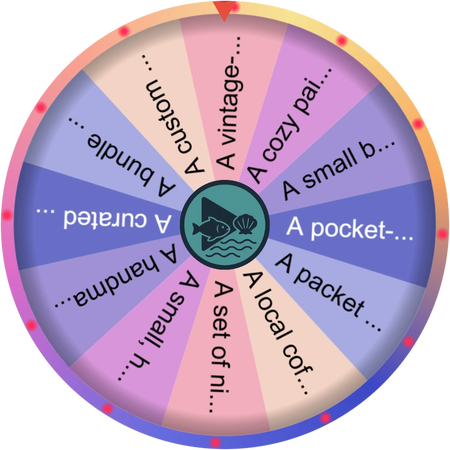 A small giveaway, a moment of hesitation