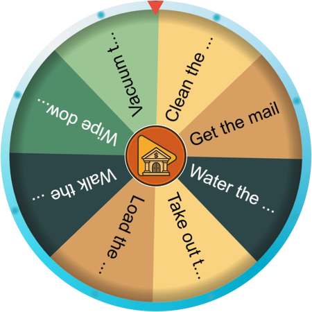 Letting the wheel decide for the family