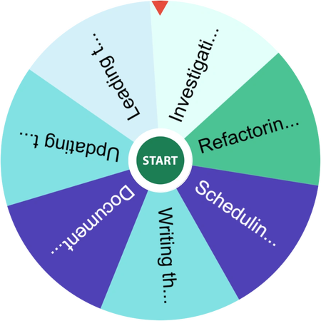 The quiet moment before the wheel decides