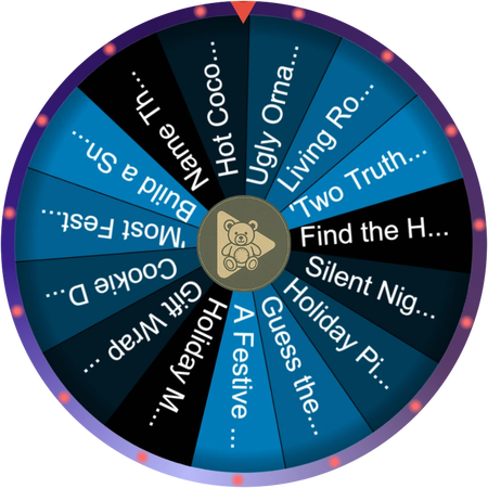 The Wheel Spins for Our Holiday Game
