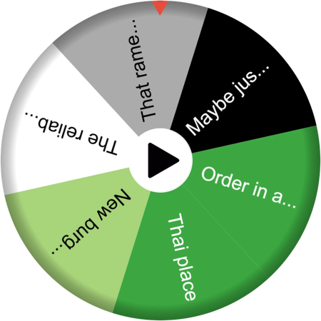 Staring at two options with friends