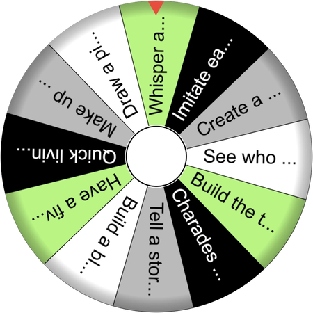 A lazy afternoon, a spinning wheel