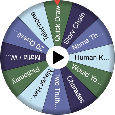 The wheel decides what we play