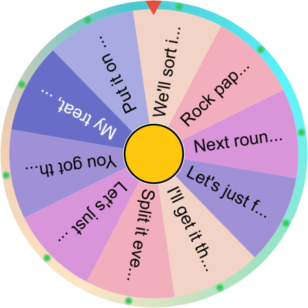 The bill sits between us