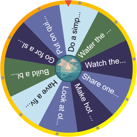 A quiet spin with the family