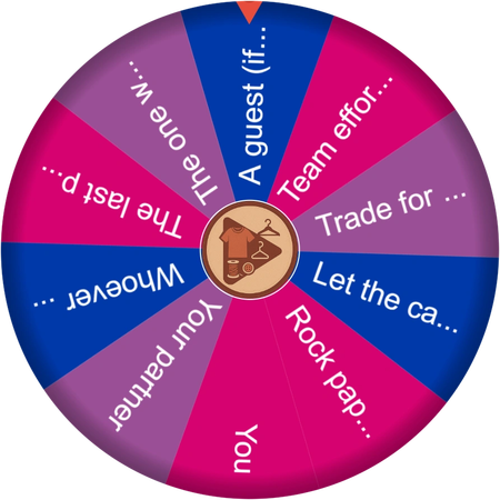 Leaning in to see who does the dishes