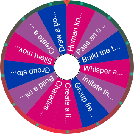 The wheel spun and we all just laughed