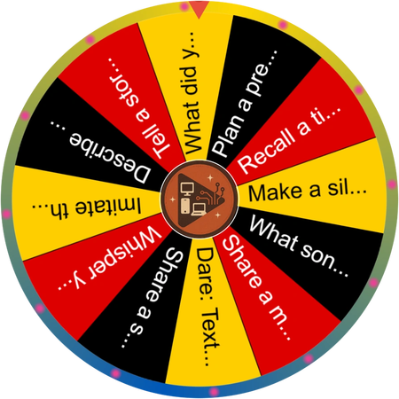 A quiet evening, a spinning wheel, and family nearby