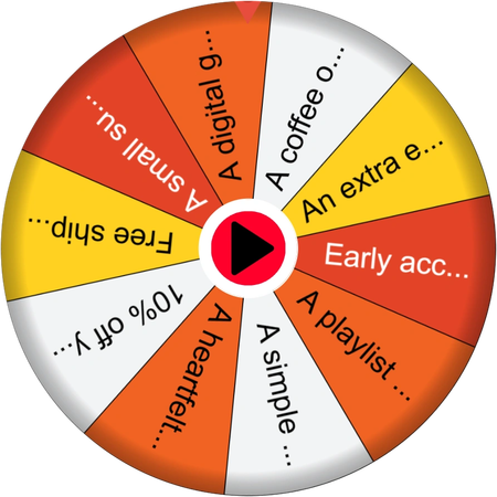 A quiet moment before the wheel spins