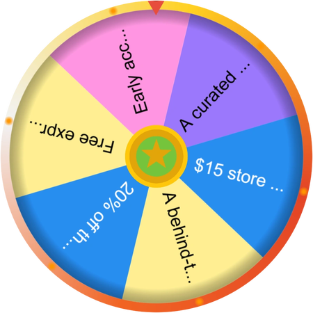 The spin wheel before the launch