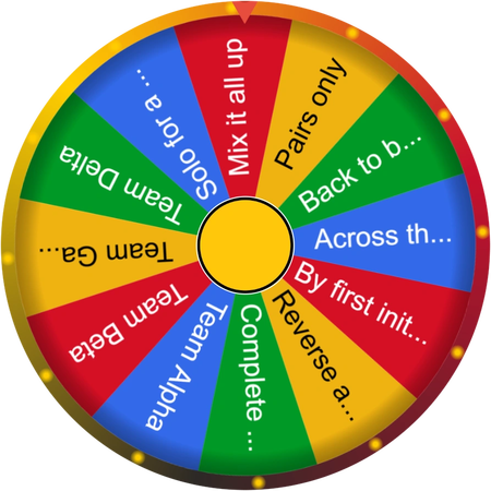 Just let the wheel decide