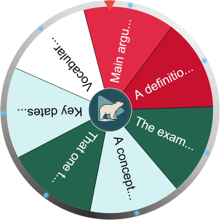 A quick glance at the flashcards