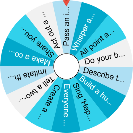 The wheel spun and we all just laughed