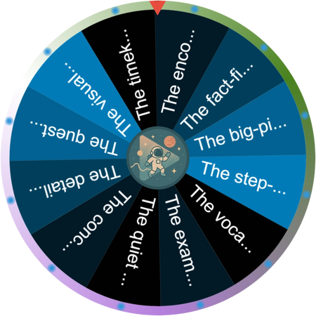 A quiet classroom, shuffling flashcards